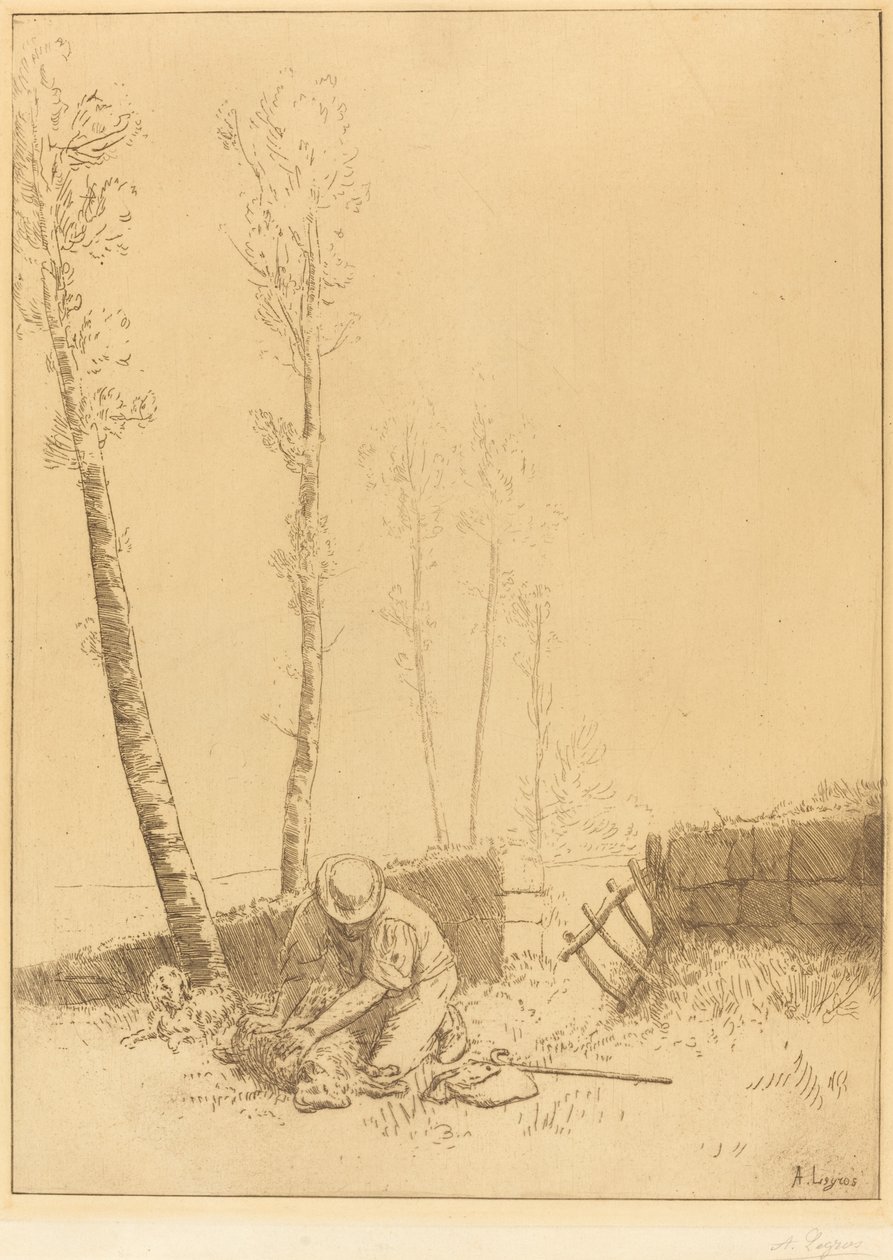 Lampaan löytäminen (Le mouton retrouve) tekijältä Alphonse Legros