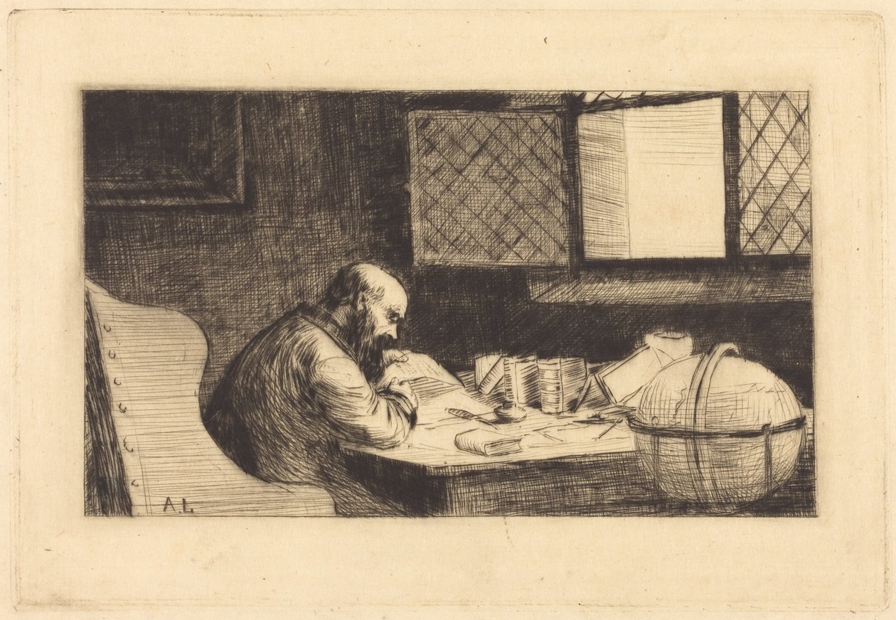 Maantieteilijä (The Geographer) tekijältä Alphonse Legros