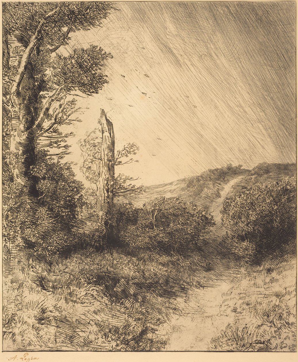 Gust of Wind (Tuulenpuuska) tekijältä Alphonse Legros