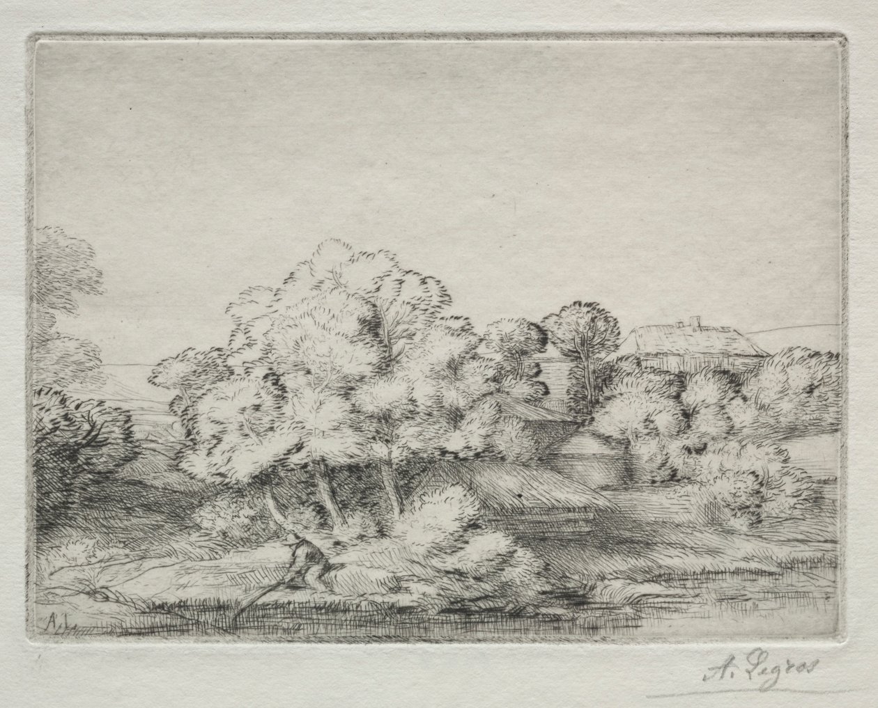 Hamlet lähellä järveä Hamlet lähellä järveä. tekijältä Alphonse Legros