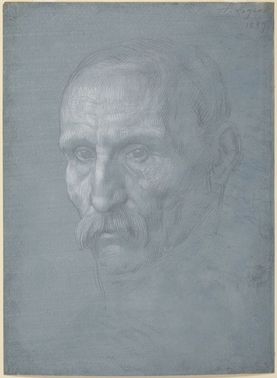 Miehen pää tekijältä Alphonse Legros