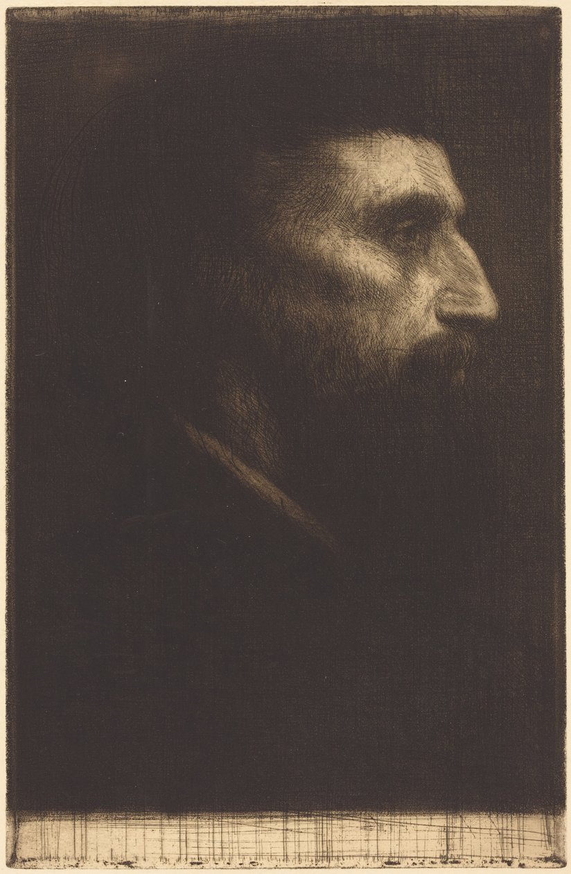 Miehen pää (Tete d’homme) tekijältä Alphonse Legros