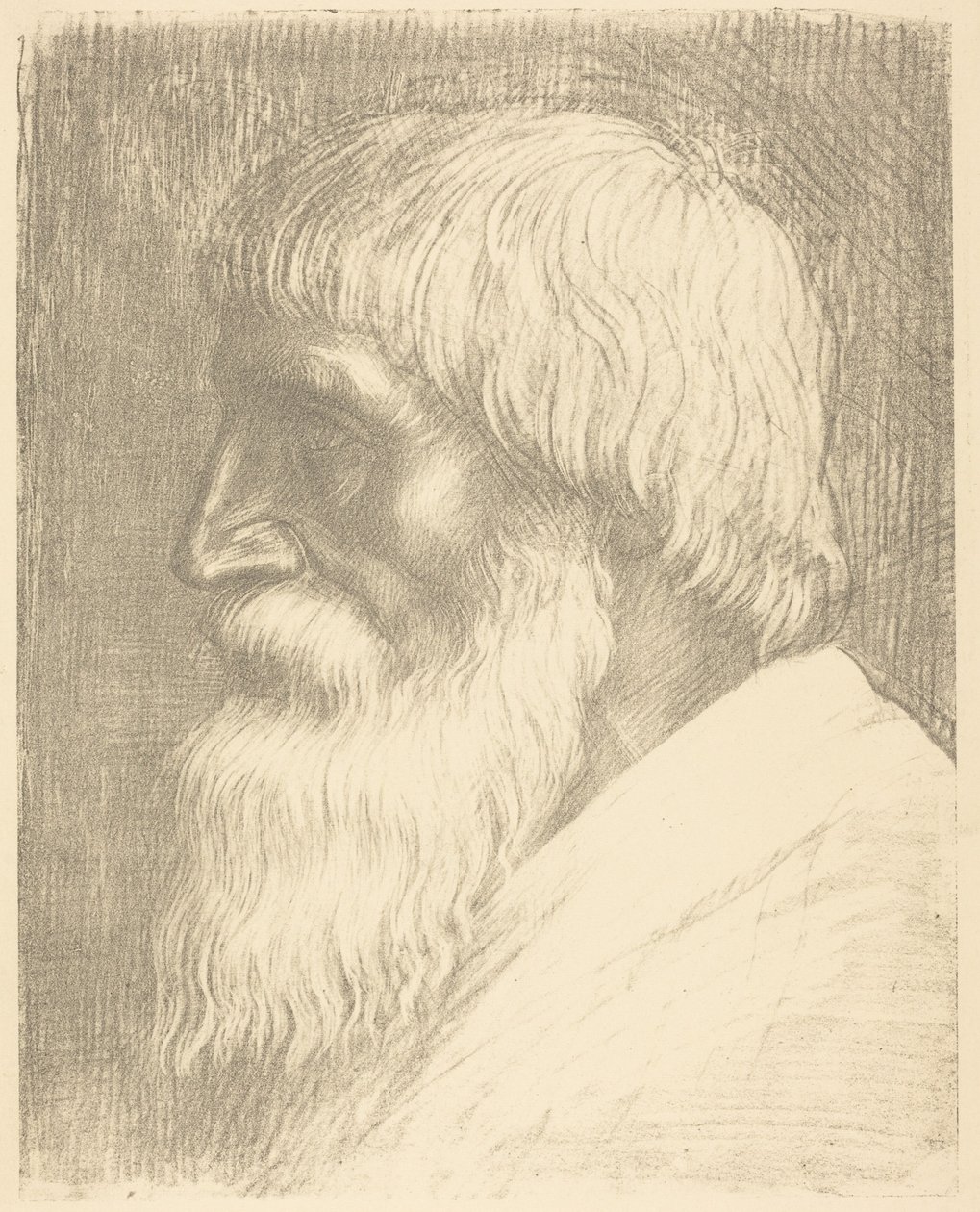 Miehen pää (Tete d’homme) tekijältä Alphonse Legros