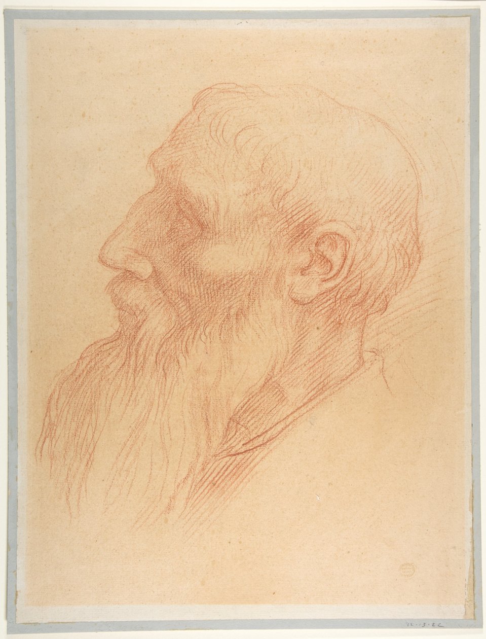Miehen pää tekijältä Alphonse Legros