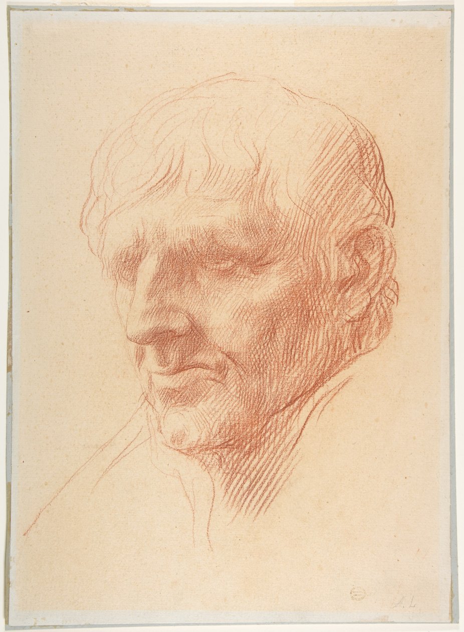 Miehen pää tekijältä Alphonse Legros