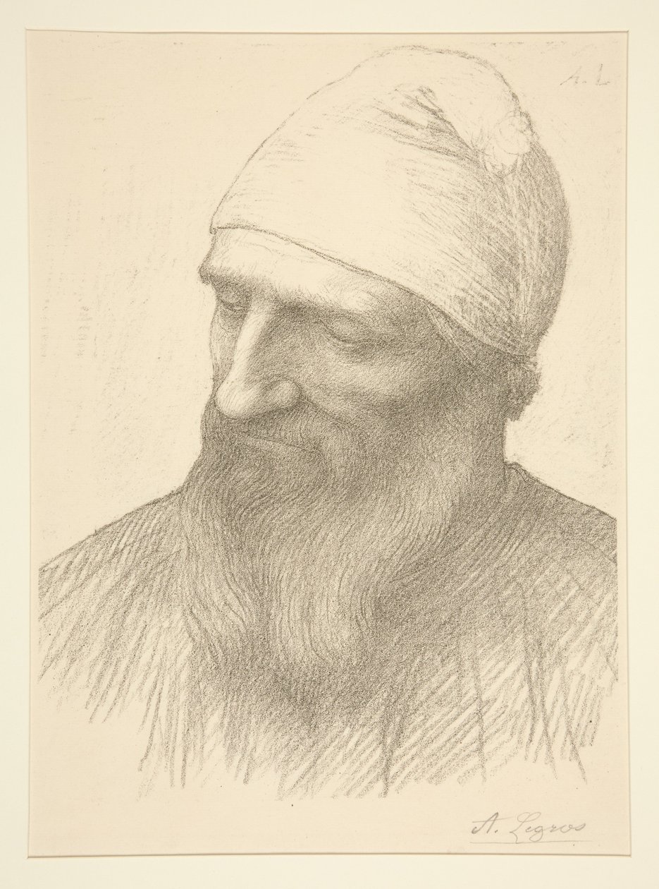 Miehen pää tekijältä Alphonse Legros