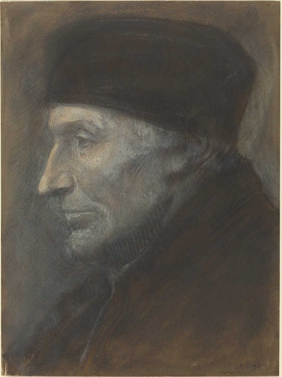 Pääkallopäällinen mies tekijältä Alphonse Legros