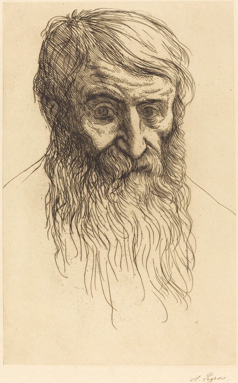 Filosofi Tete de philosophen johtaja. tekijältä Alphonse Legros