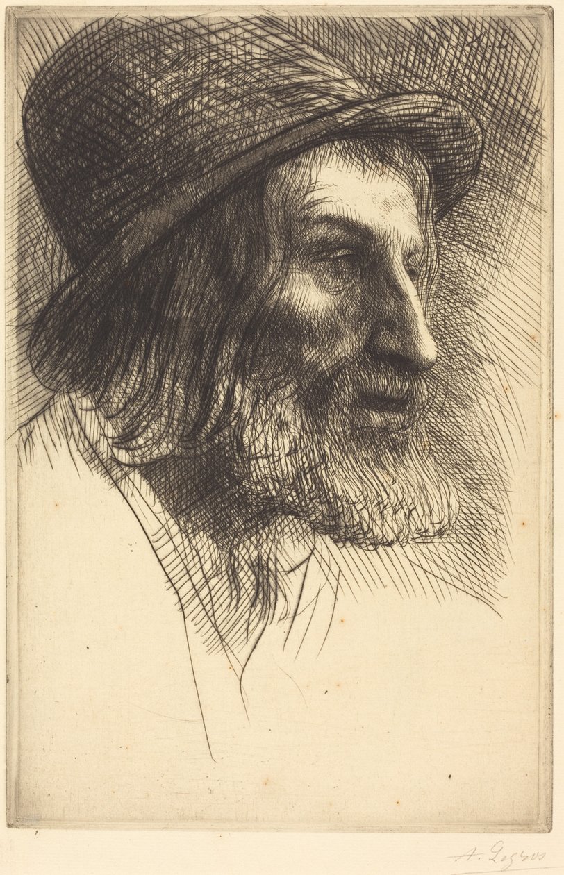 Englantilaisen työläisen pää (Paimen) tekijältä Alphonse Legros