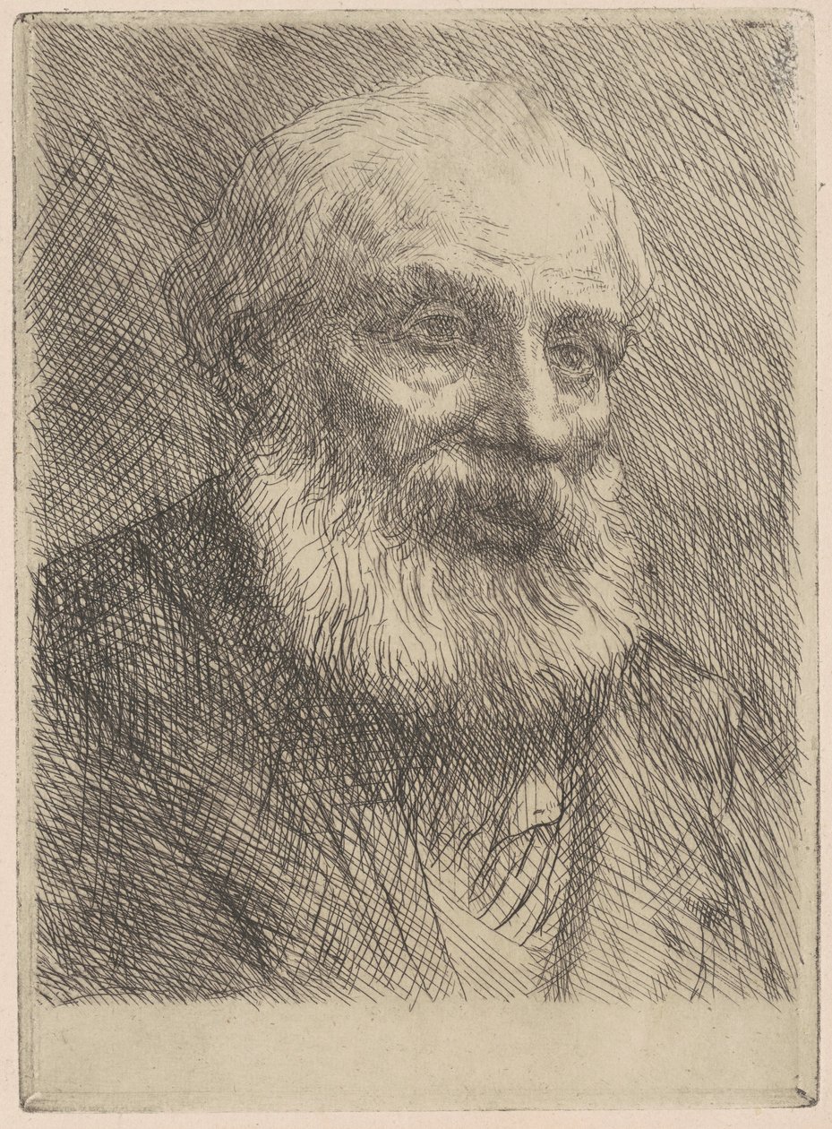 Vanhan miehen pää tekijältä Alphonse Legros