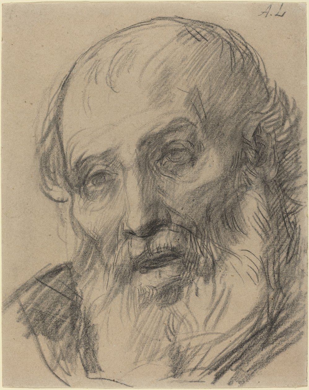 Vanhan miehen pää. tekijältä Alphonse Legros