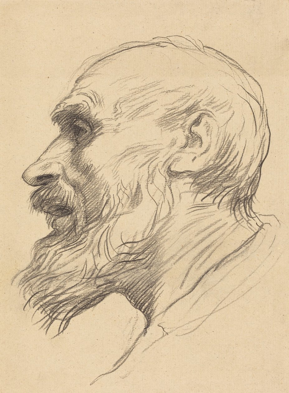 Vanhan miehen pää tekijältä Alphonse Legros