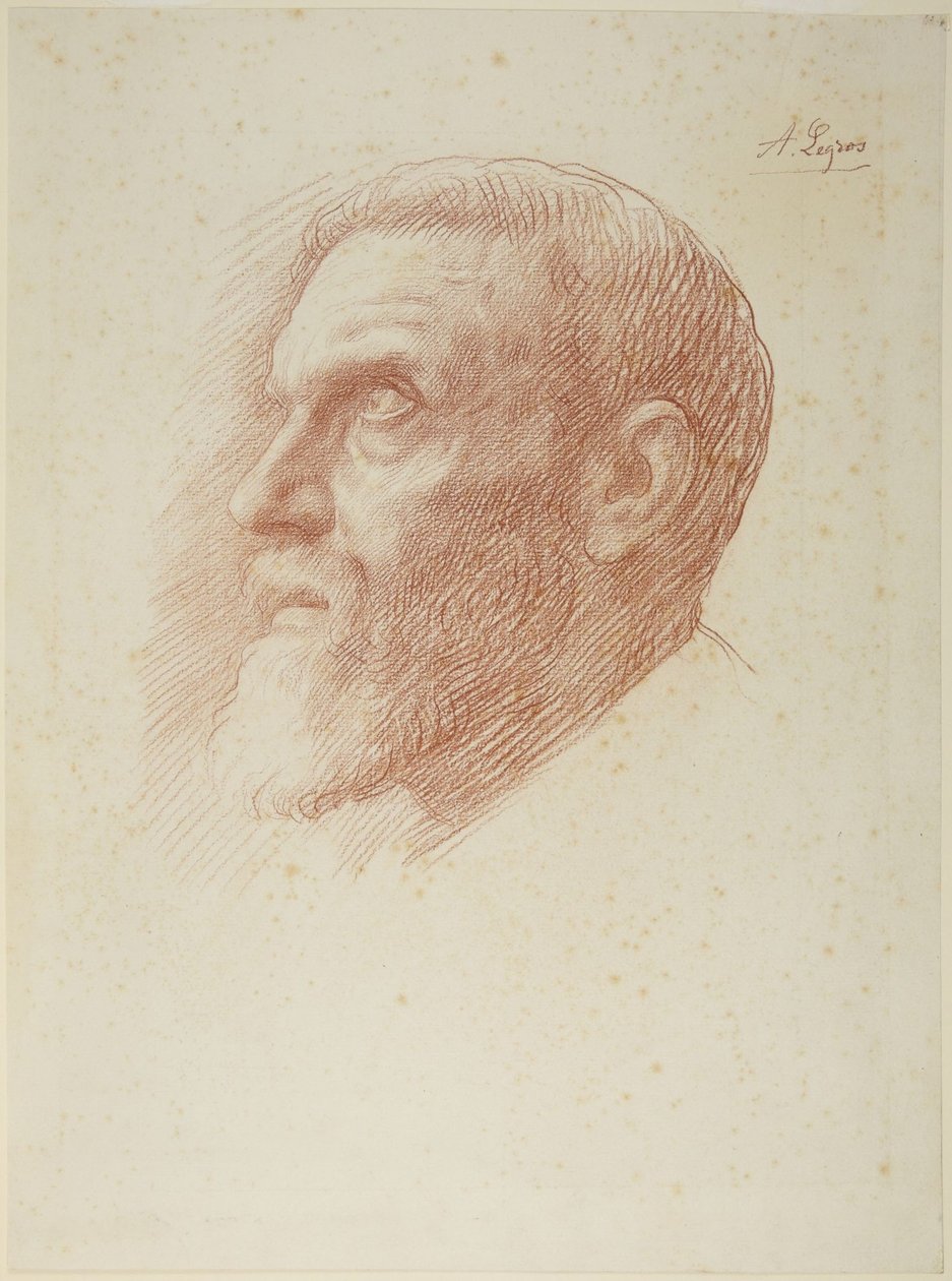 Taiteilijan pää tekijältä Alphonse Legros