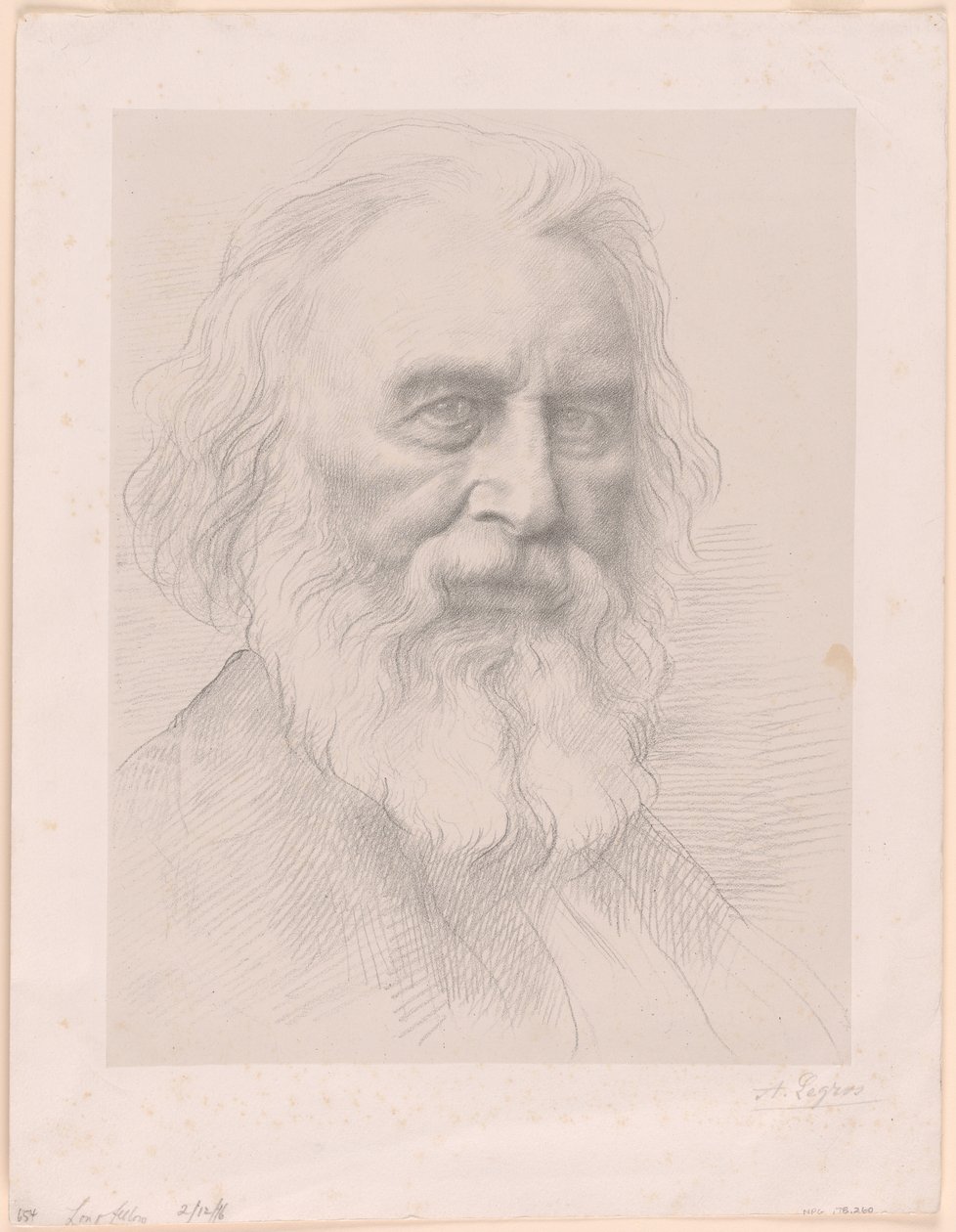Henry Wadsworth Longfellow tekijältä Alphonse Legros