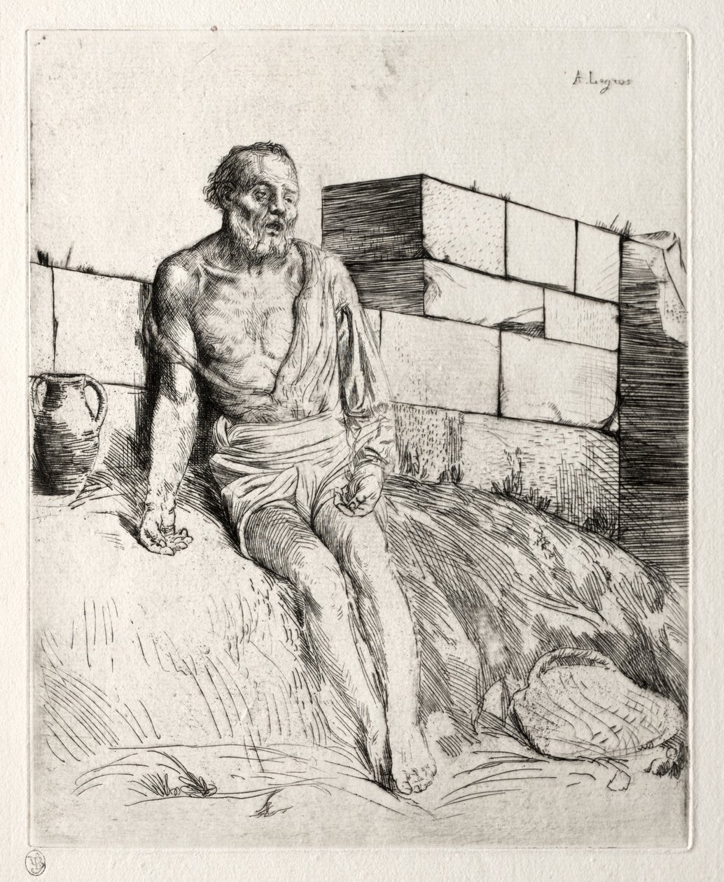 Työ (ensimmäinen levy) tekijältä Alphonse Legros
