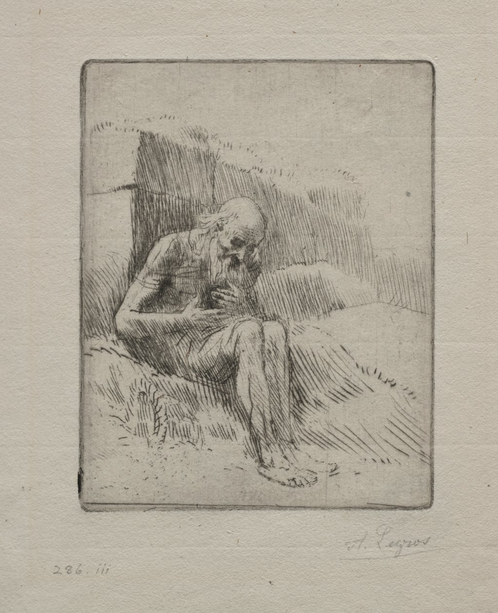 Työ (toinen levy) tekijältä Alphonse Legros