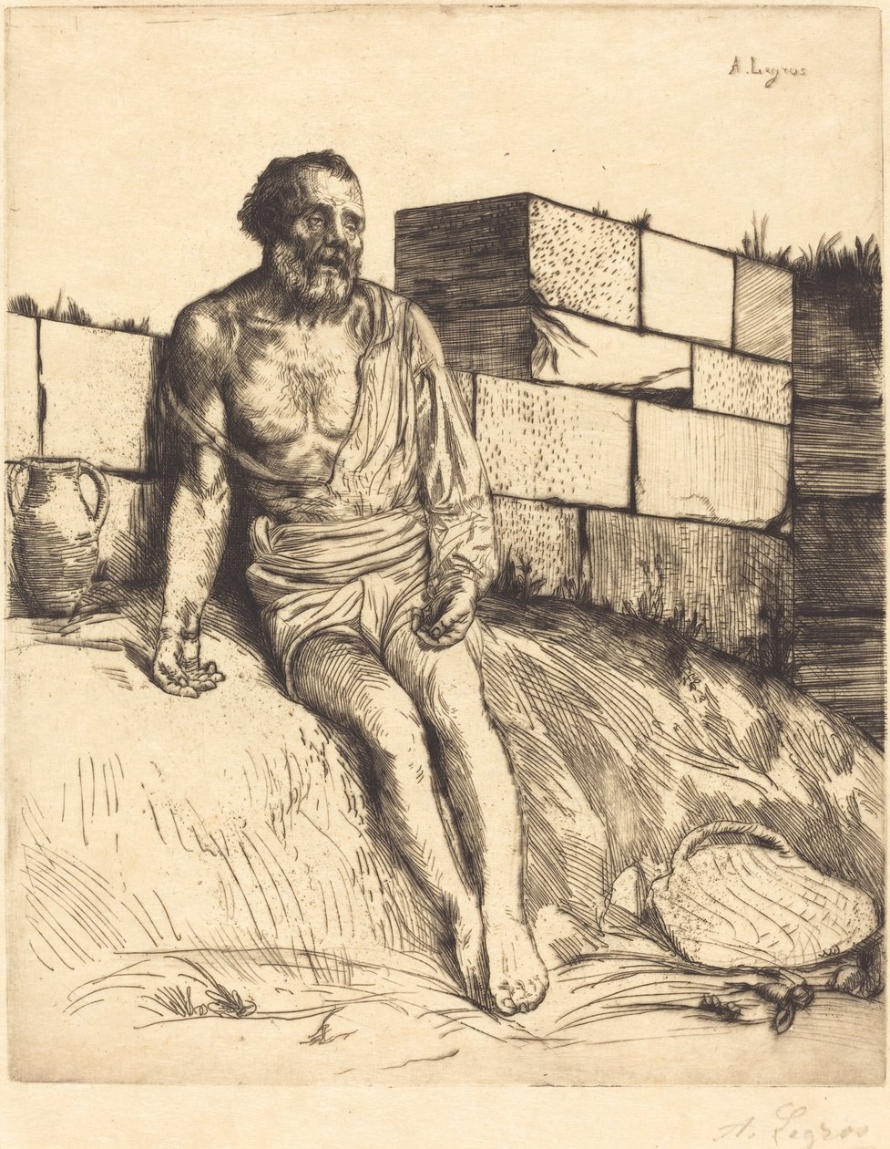 Työ, 1. levy tekijältä Alphonse Legros