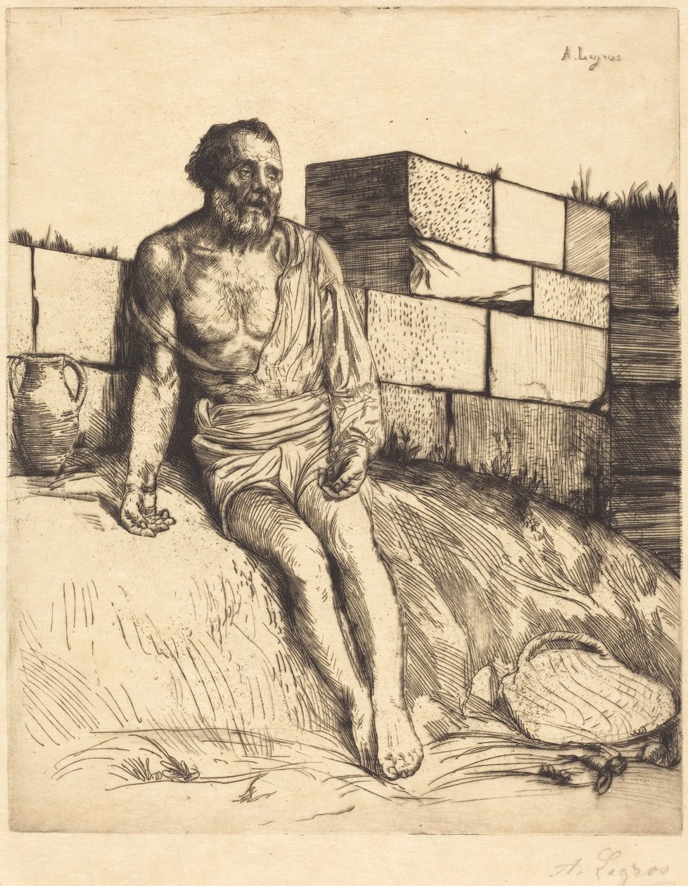 Job, 1. levy tekijältä Alphonse Legros
