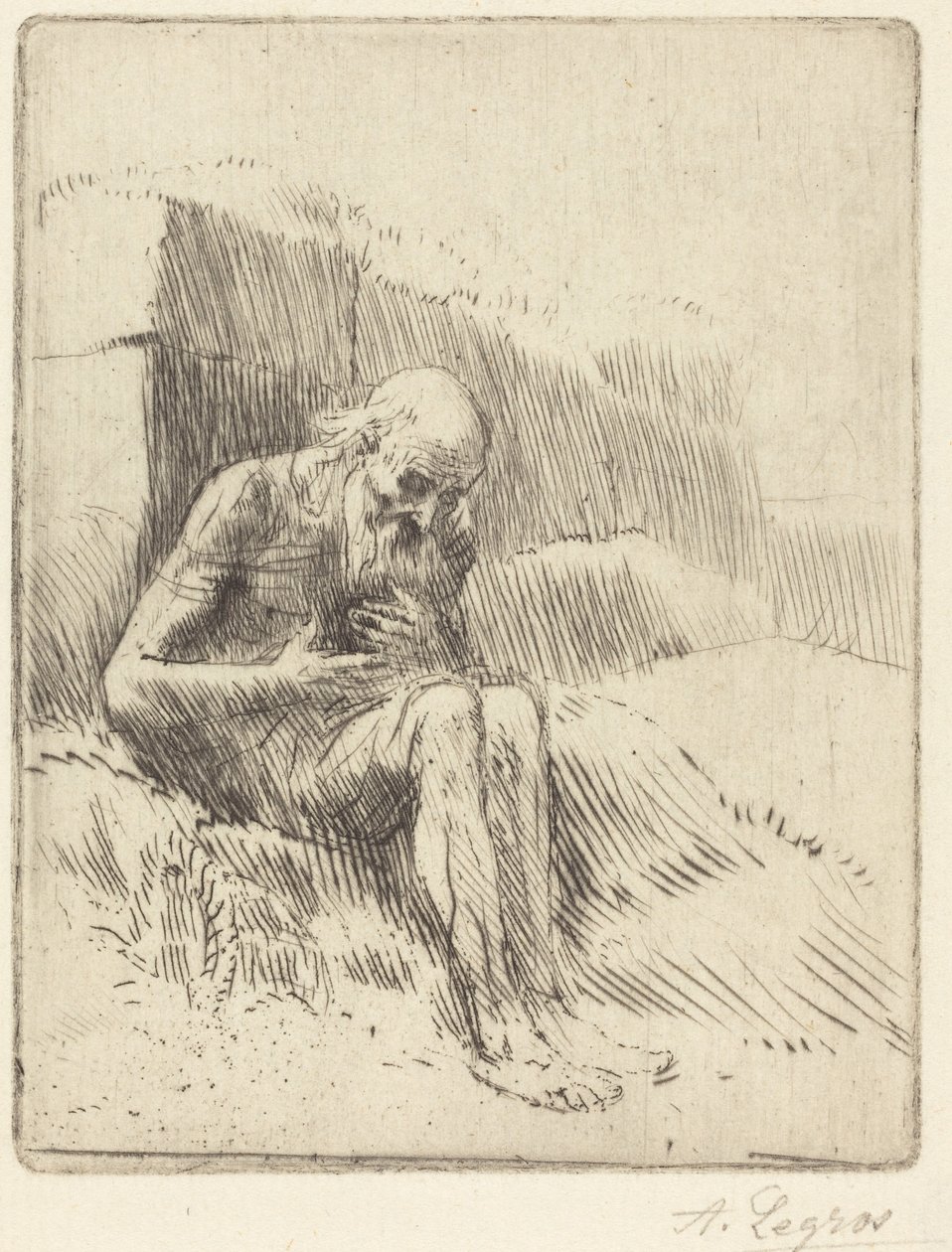 Job, 2. levy tekijältä Alphonse Legros