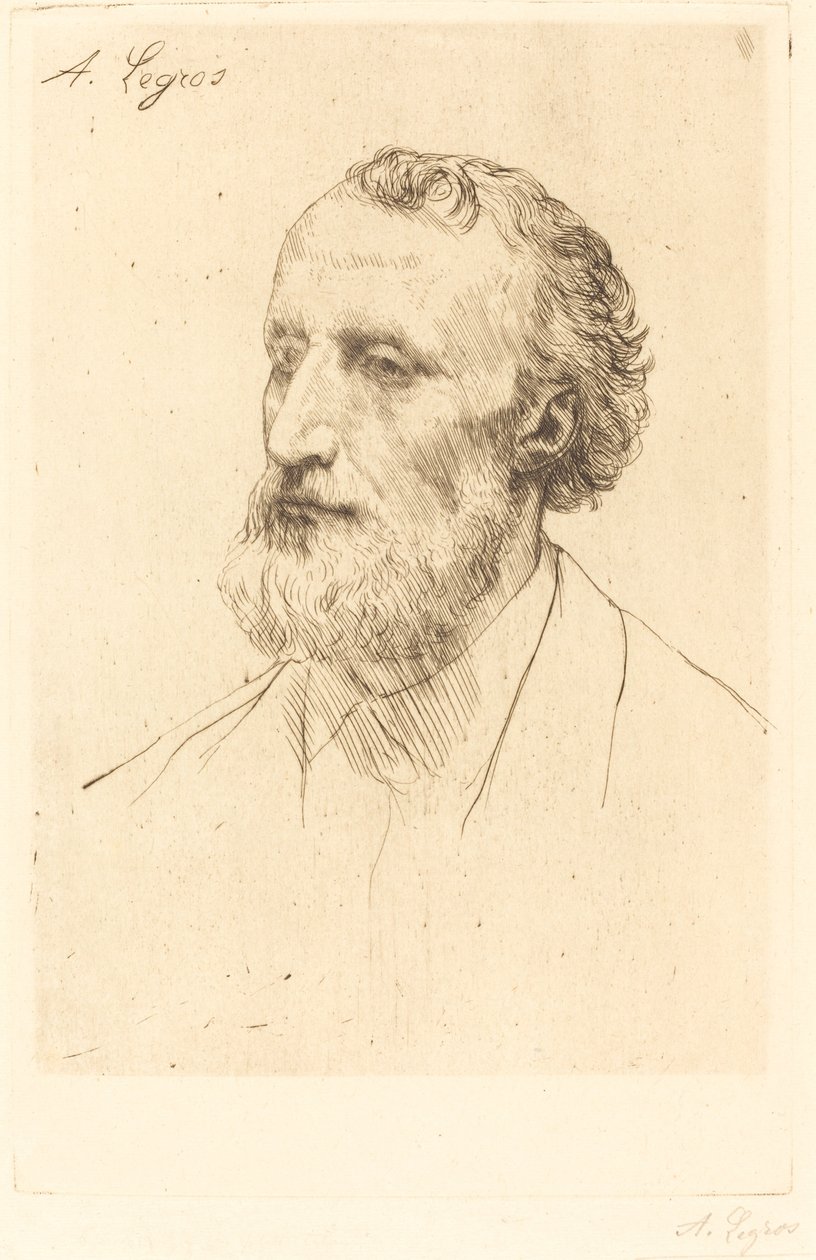 Jules Dalou, 1st plate tekijältä Alphonse Legros