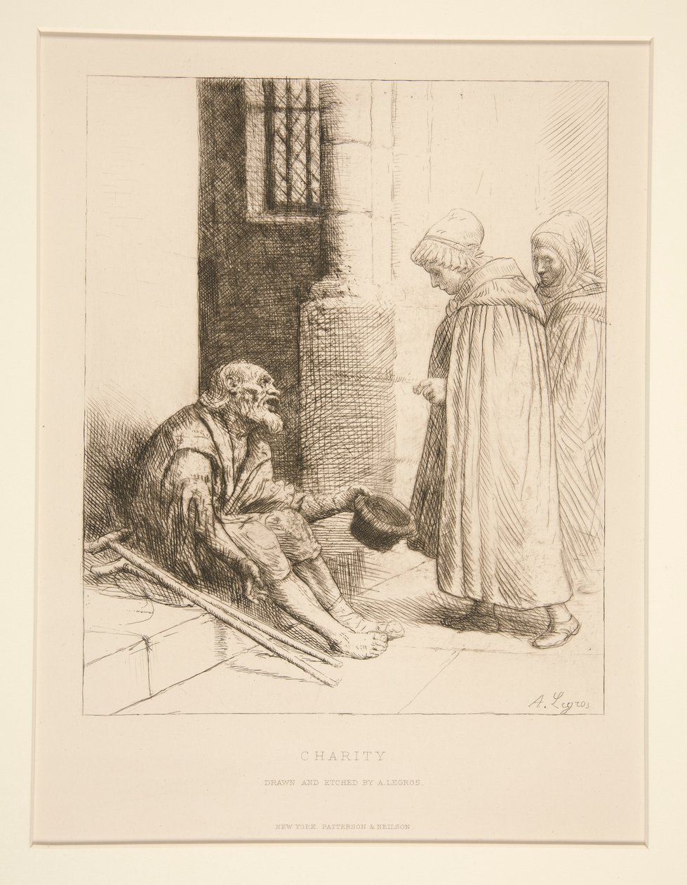 La Charite (hyväntekeväisyys) tekijältä Alphonse Legros