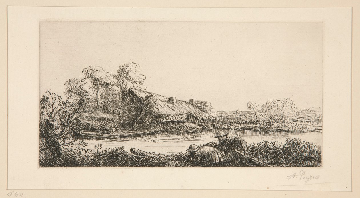Maatila joella: Iltaefekti tekijältä Alphonse Legros