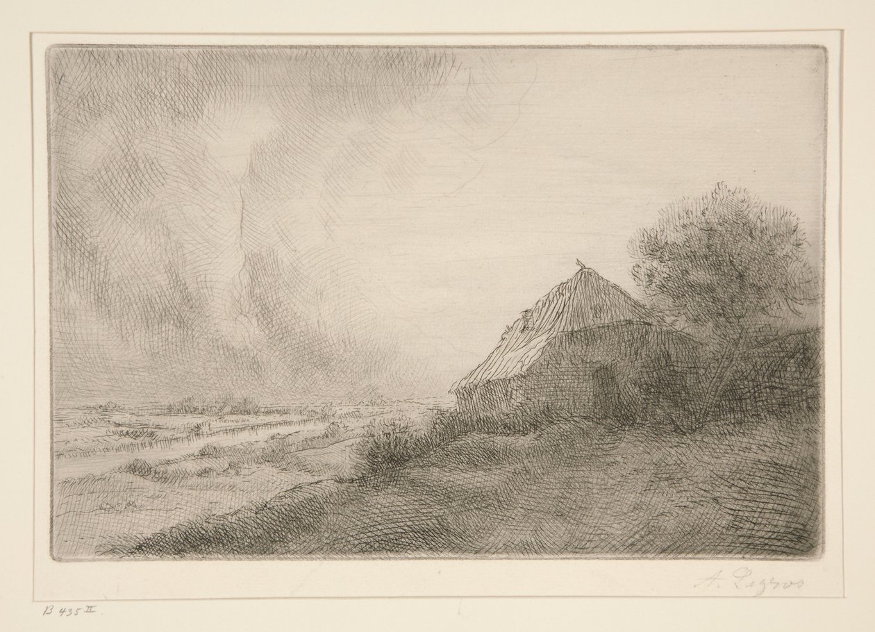 Hökkeli kukkulalla tekijältä Alphonse Legros
