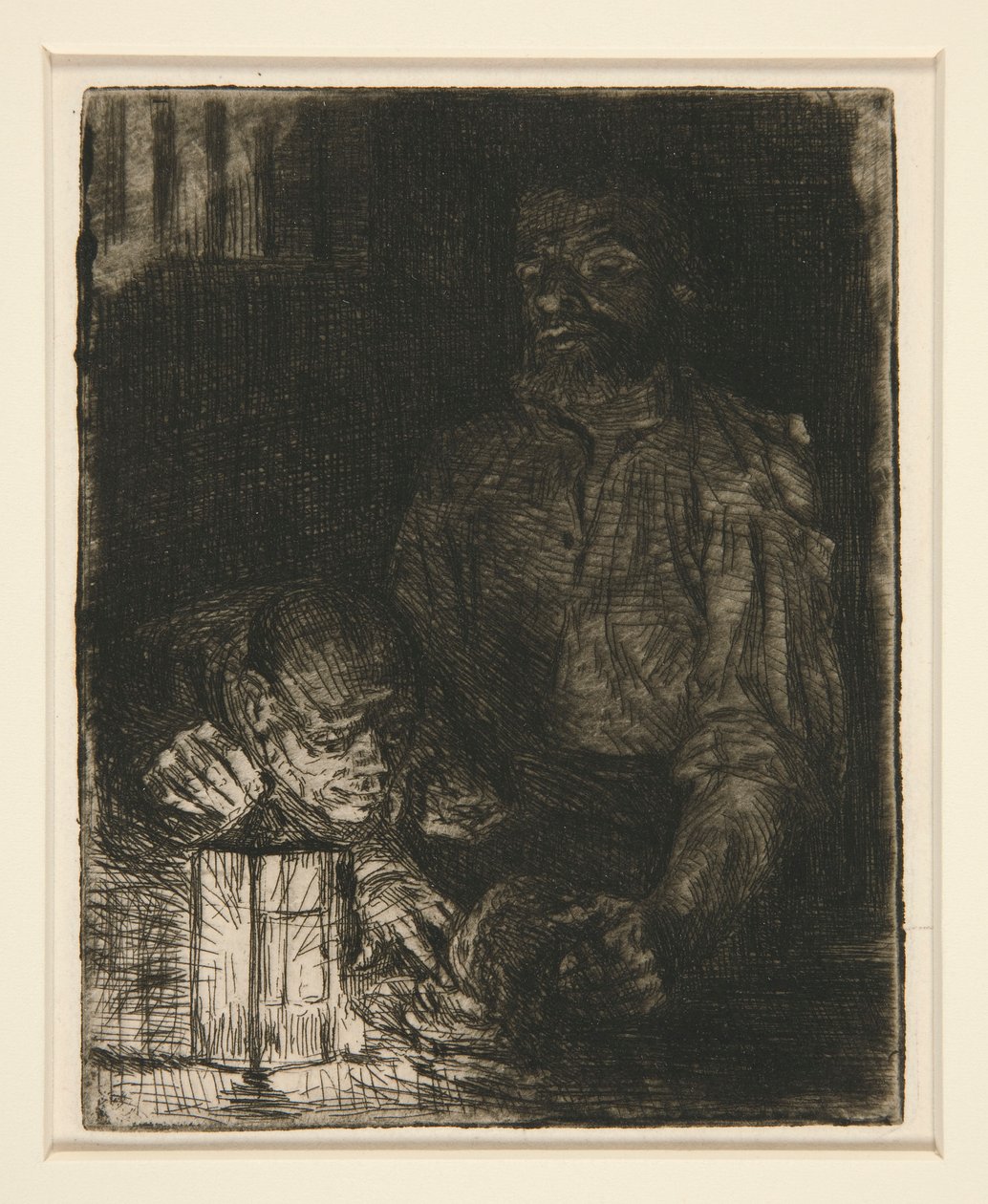 La Tete supplicie (teloitettujen pää) tekijältä Alphonse Legros