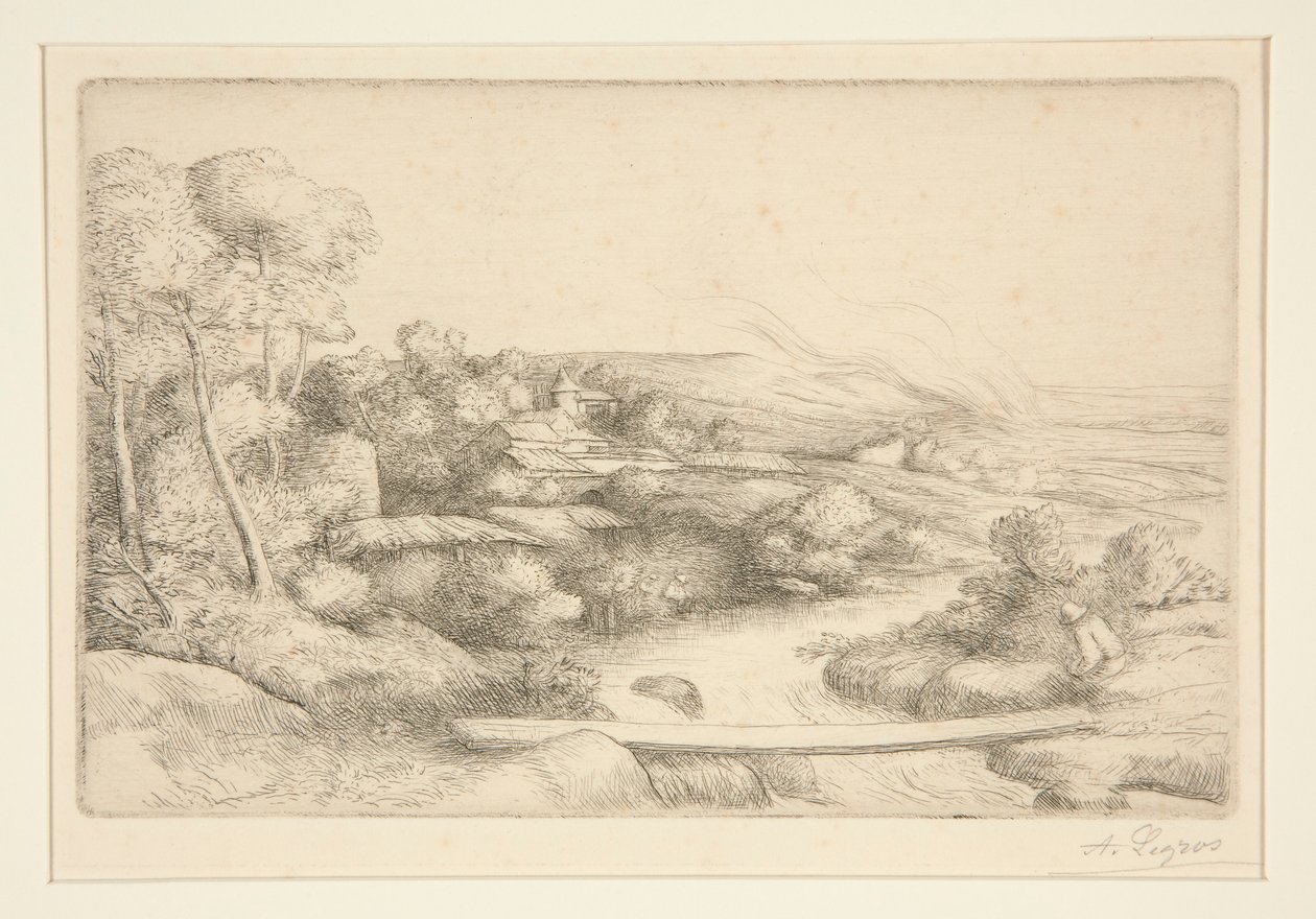 Jalankulkusilta tekijältä Alphonse Legros