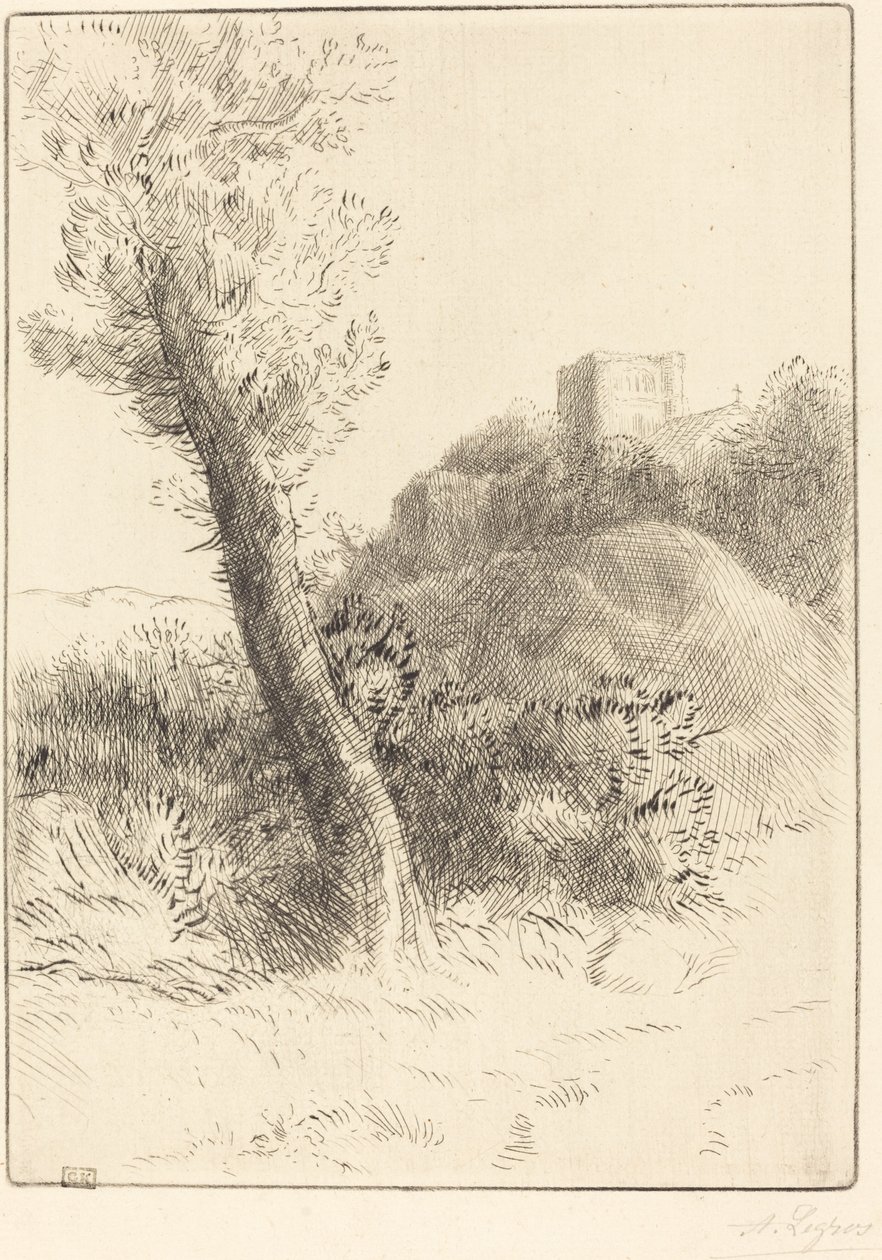 Maisema tekijältä Alphonse Legros