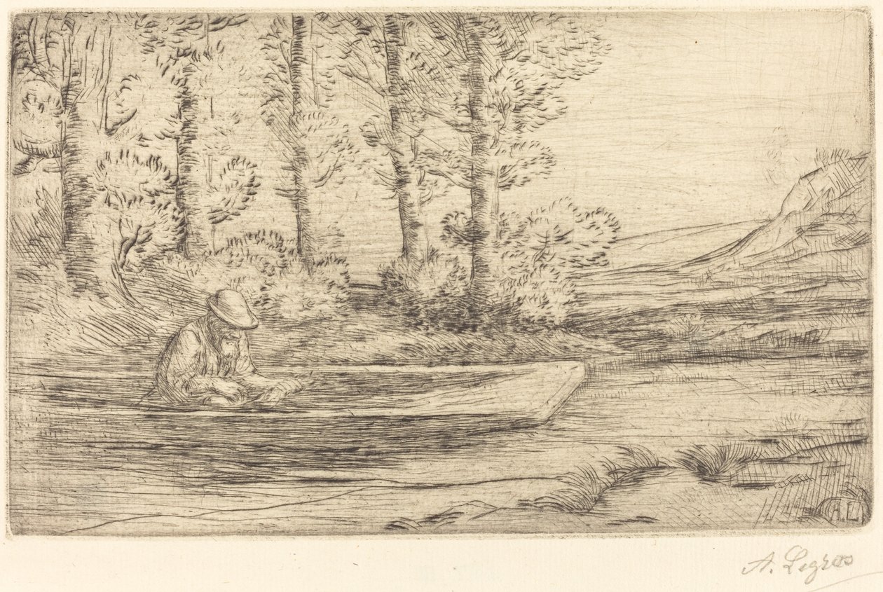 Maisema tekijältä Alphonse Legros