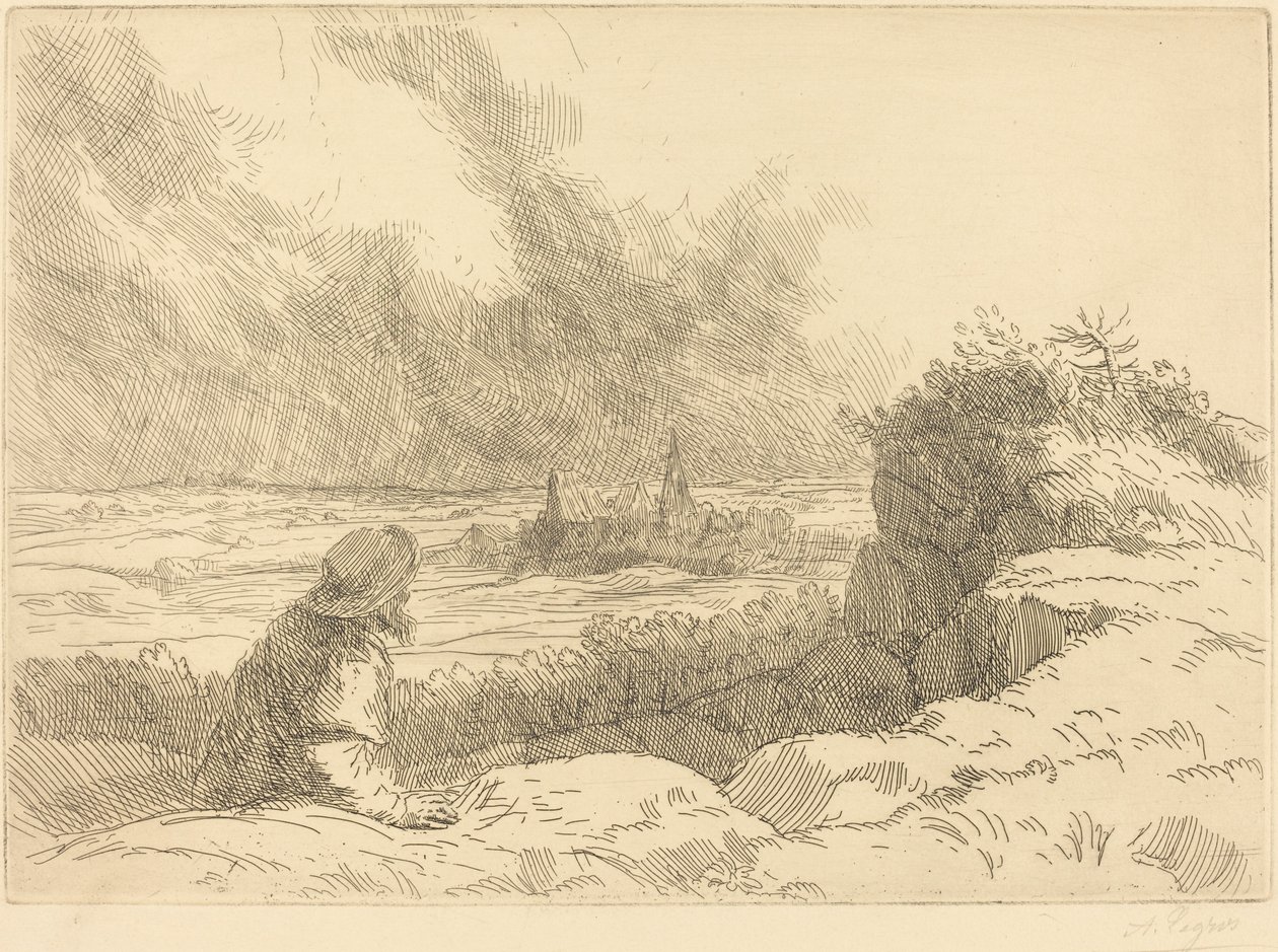 Maisema tekijältä Alphonse Legros