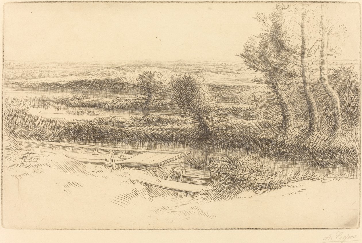 Maisema tekijältä Alphonse Legros