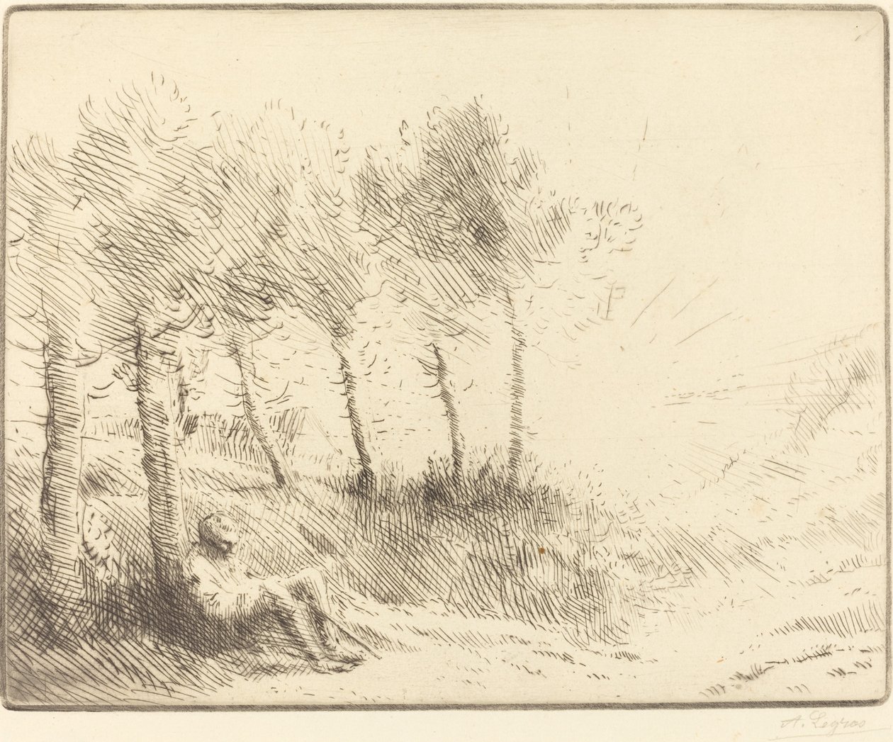 Maisema tekijältä Alphonse Legros
