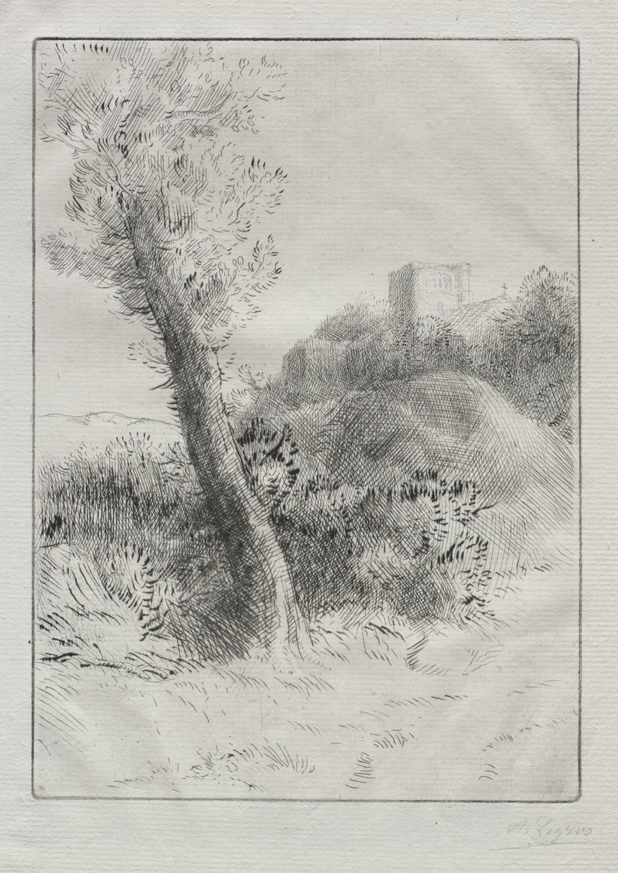 Maisema tekijältä Alphonse Legros