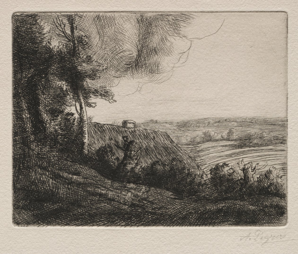 Maisema tekijältä Alphonse Legros