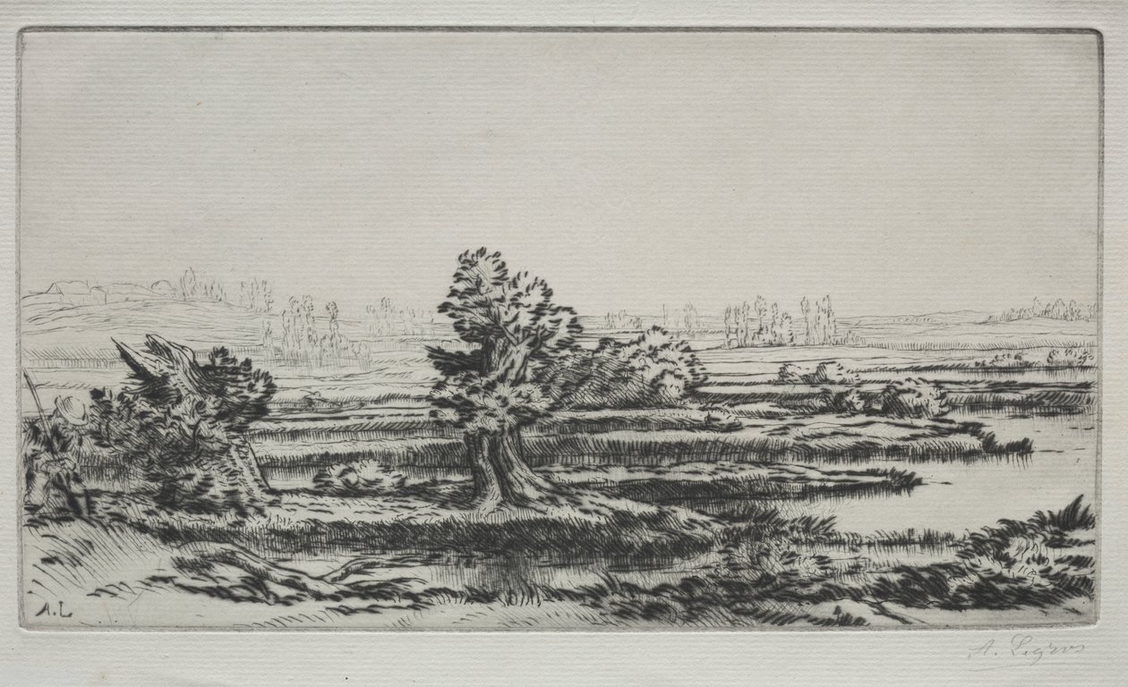Maisema tekijältä Alphonse Legros