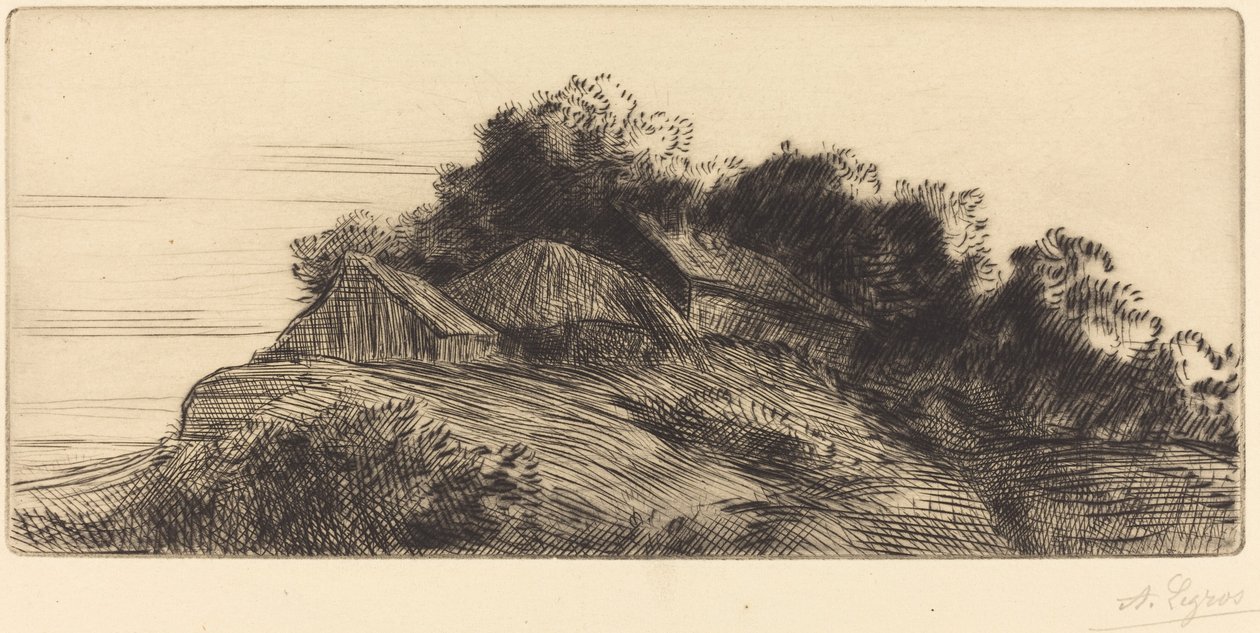 Maisema Maisema. tekijältä Alphonse Legros