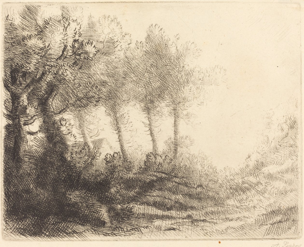 Maisema Maisema. tekijältä Alphonse Legros