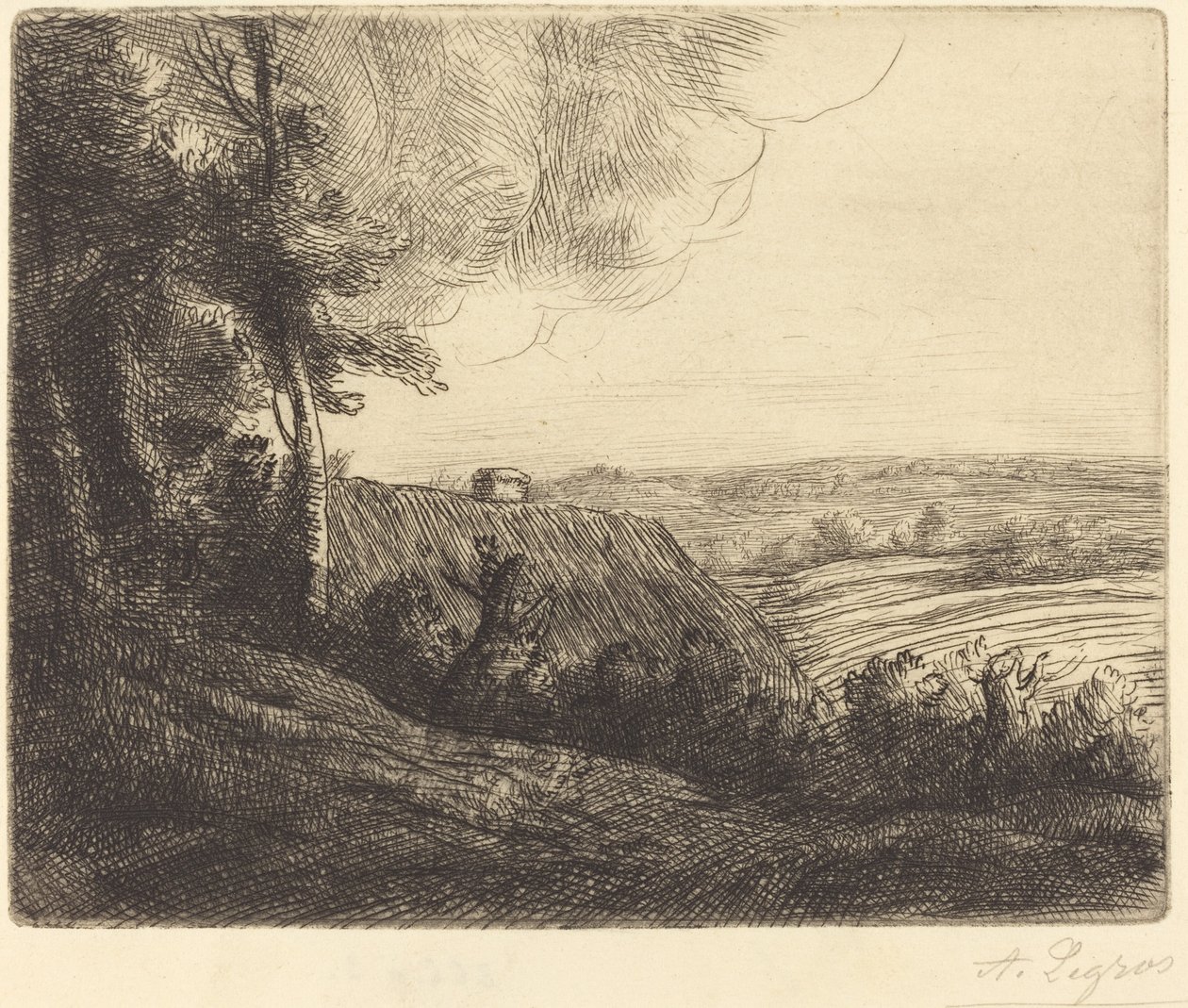 Maisema: Tie Horvilleen (Paysage: Chemin d