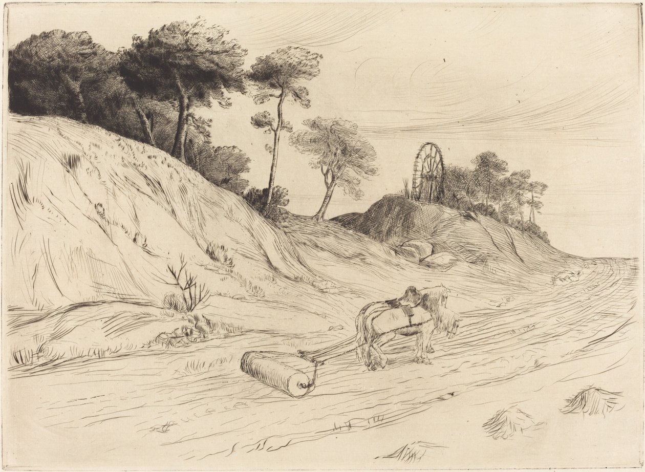 Maisema rullalla tekijältä Alphonse Legros