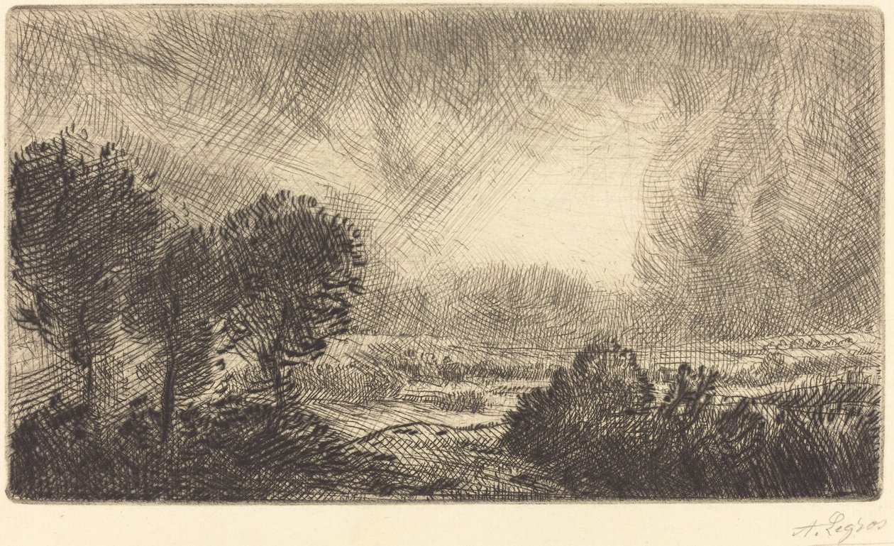 Maisema myrskyn kanssa (Paysage d