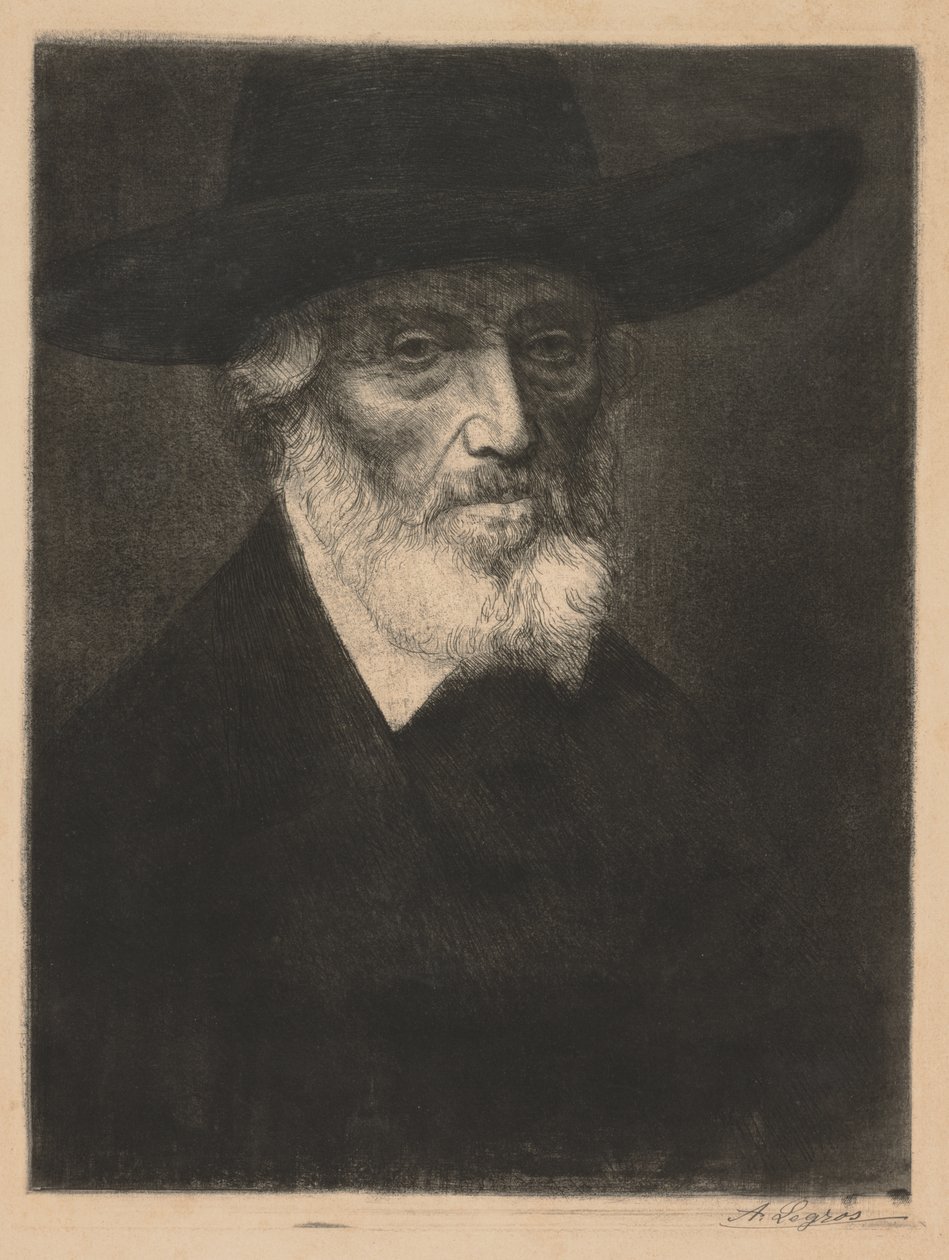 Thomas Carlylen suuri muotokuva tekijältä Alphonse Legros