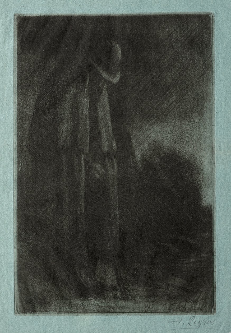 Matkustaja turvakodissa. tekijältä Alphonse Legros