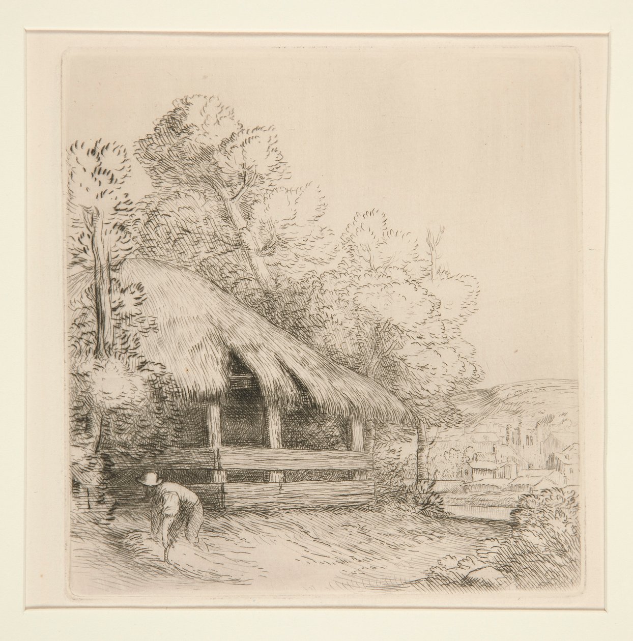 Le petit hangar (Pieni aita) tekijältä Alphonse Legros