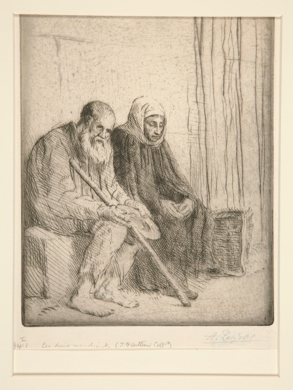 Els dos captaires (Two Beggars) finlandès tekijältä Alphonse Legros