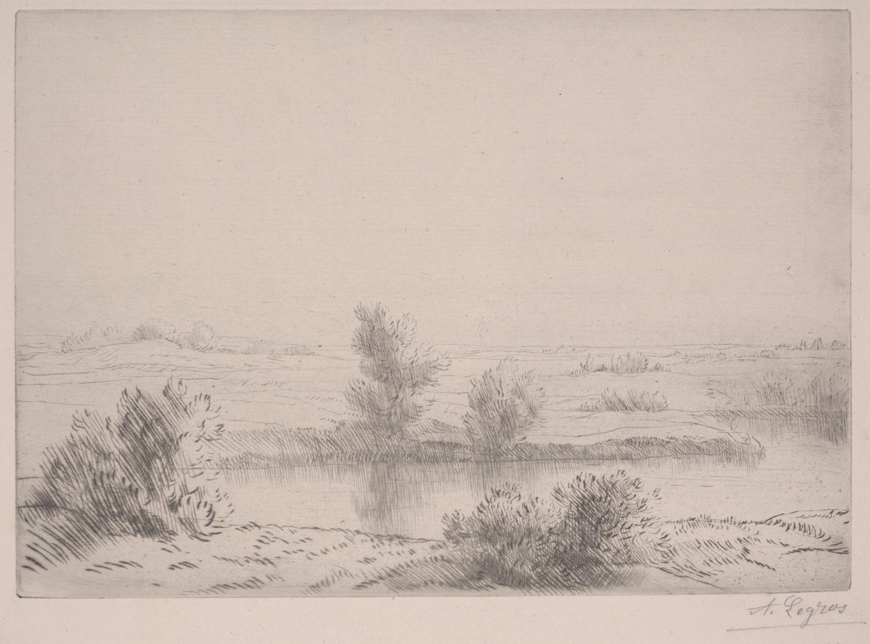 Suot (etsaus) tekijältä Alphonse Legros