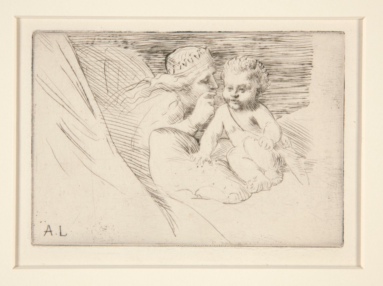 Mab et Cupidon (Mab ja Cupid) tekijältä Alphonse Legros