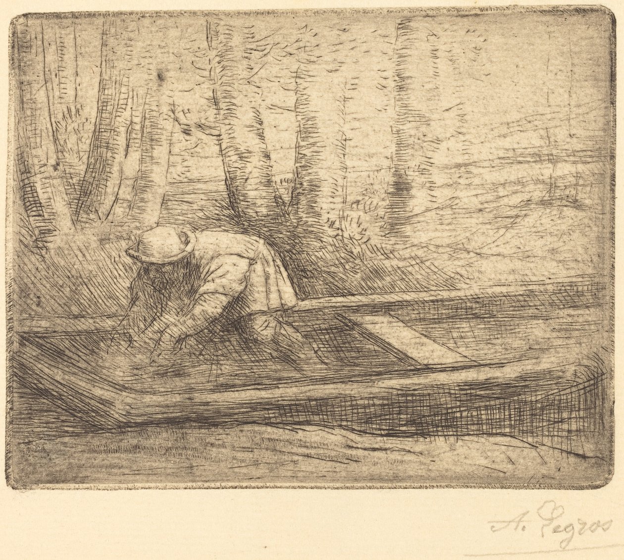 Mies Puntissa tekijältä Alphonse Legros