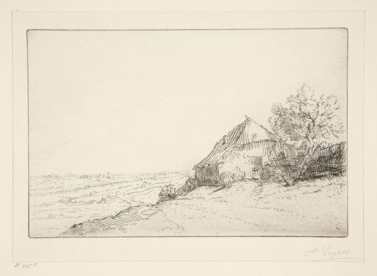 Mökki mäellä tekijältä Alphonse Legros